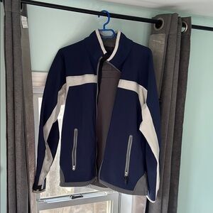 Men's Navy and White West Marine Jacket